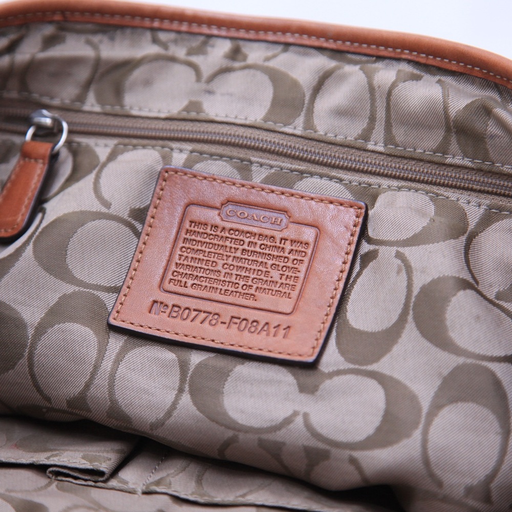 COACH™ Leather Saddle Bag - Picture 6 of 7
